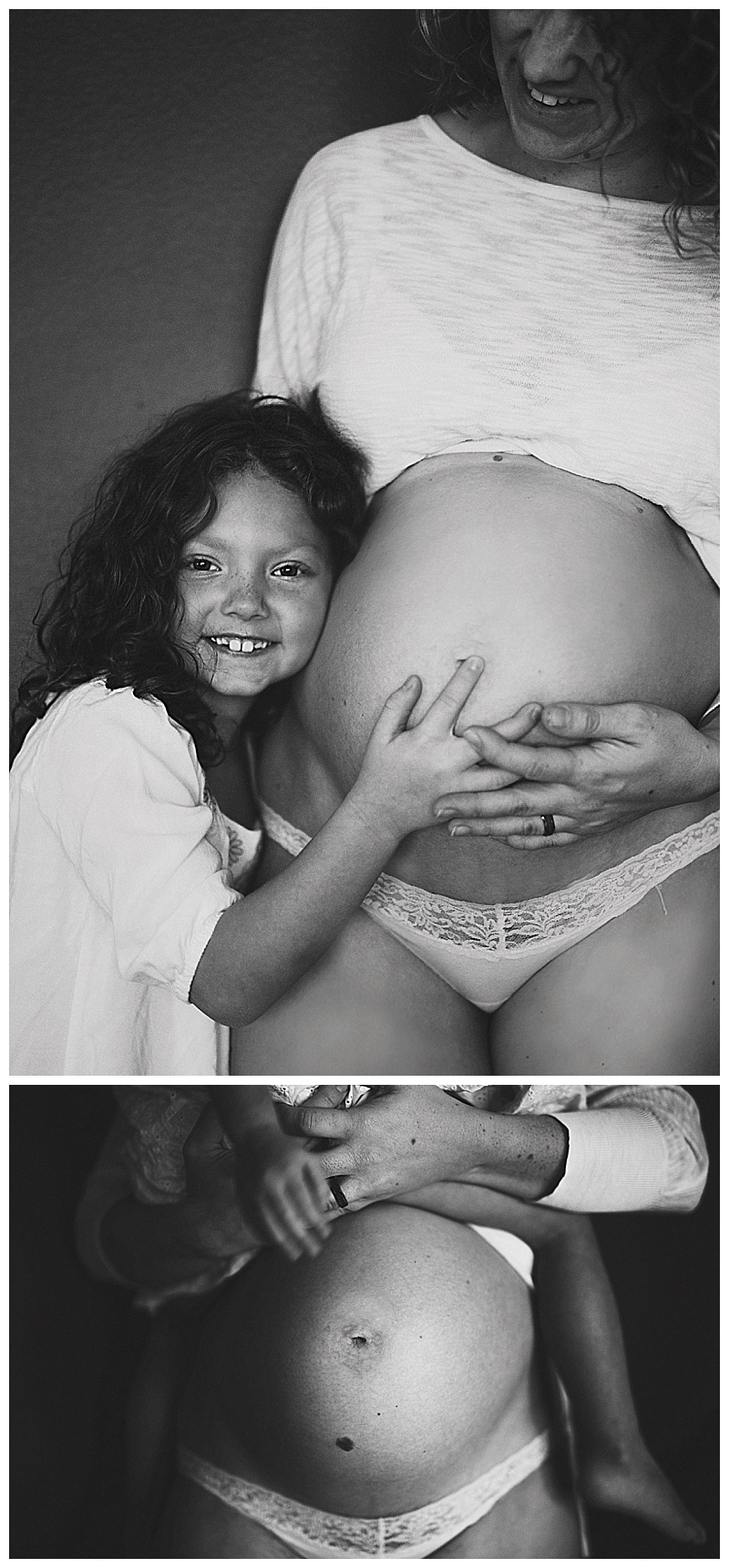 True lifestyle in home maternity session Orange County Photographer Madeleine JL